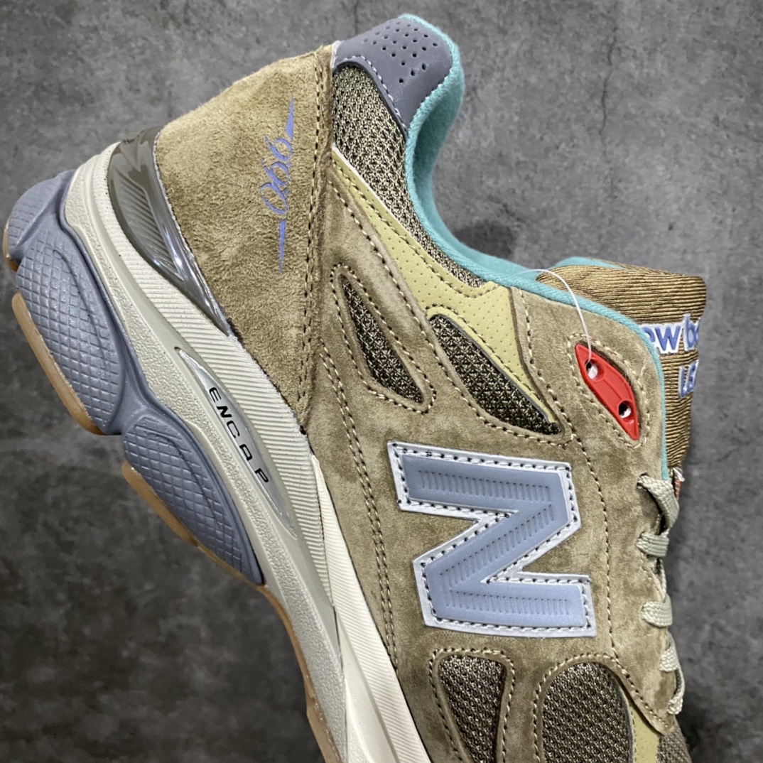 K version pure original Bodega x New Balence NB990v3 joint gray coffee