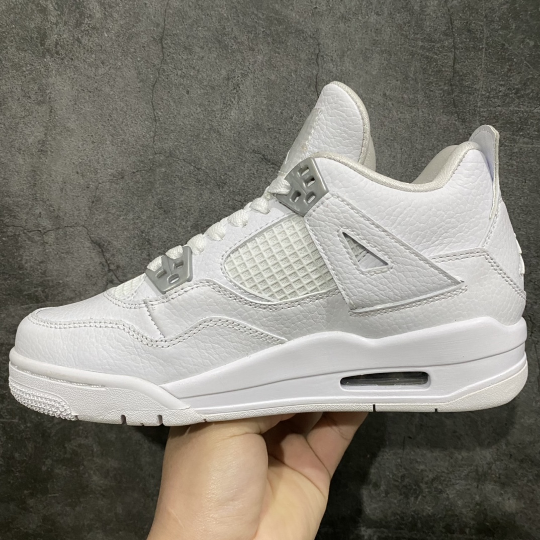 图片[2]-外贸纯原Air Jordan AJ4纯白ngs白猫女鞋 408452-100n市场唯一正确版本女鞋原鞋开发 细节均同步官方n适当做出减配处理 扣子由男码银扣改为灰塑料扣 鞋盒也改为普通盒，后跟飞人logo材质也与男码不同，注意男女鞋有很多区别，市场很多版本男女码做的一样，错的离谱，注意区分‼️ 尺码：36-39-莆田鞋批发中心