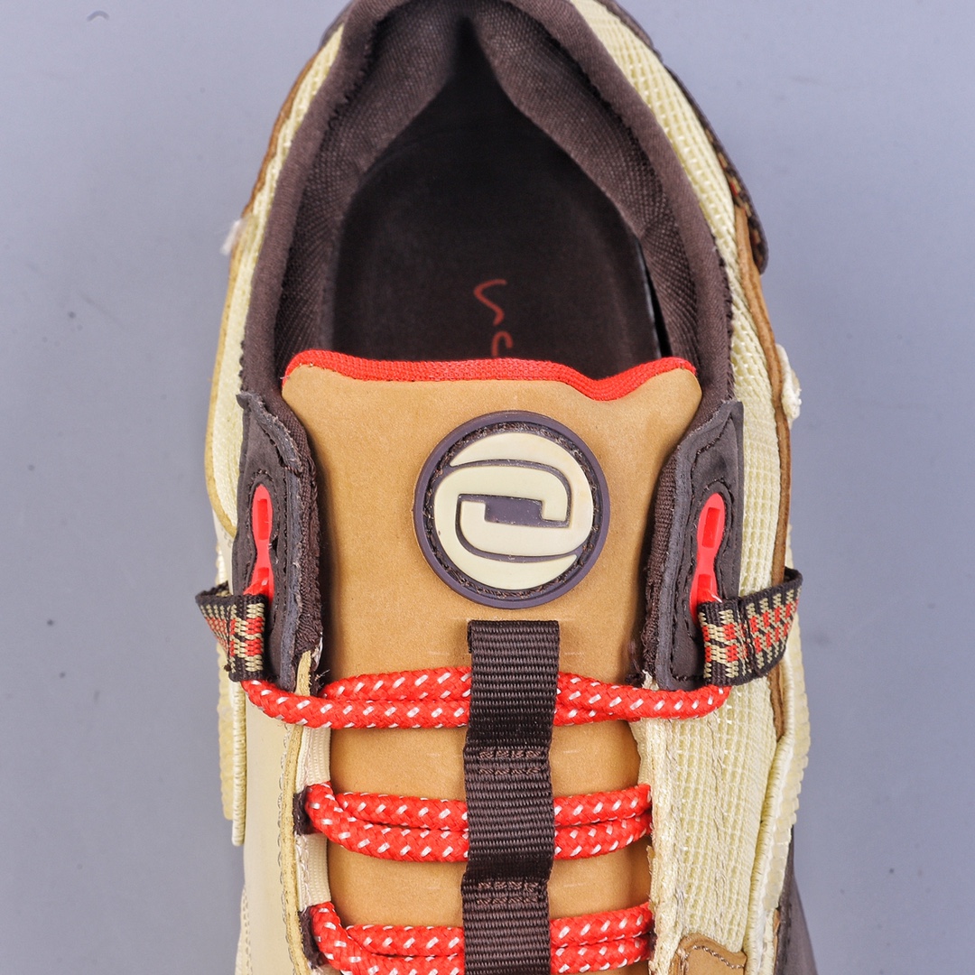 220 Travis Scott x Air Max 1”Cactus Jack”改版款低帮“深棕麦黄米倒钩”DO9392-200