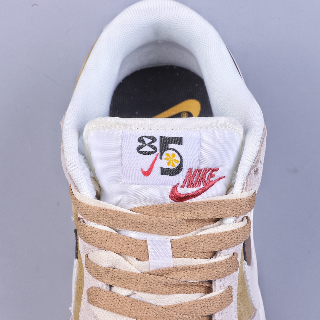 220 史诗级性价比NK Dunk Low SE 85 双钩复古休闲板鞋 白棕小熊 DO9457-113