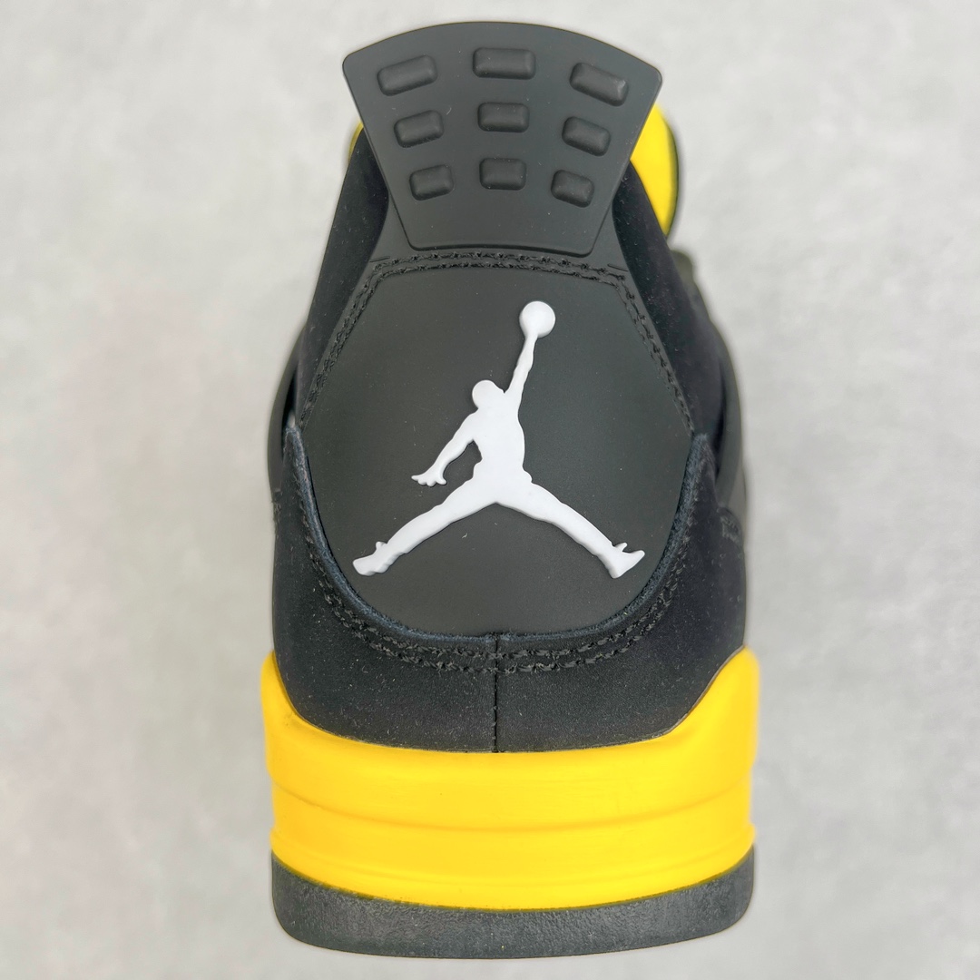 图片[8]-＃K版纯原 Air Jordan AJ4 Retro 黑黄雷公 DH6927-017 全新升级改良 原鞋原楦原纸板同源开发 完美呈现乔4的版型 内侧正确双色网格 还原细节 原厂皮料 正确气垫颜色 正确网格工艺 正确拉帮工艺 全鞋原装材料制作 原档案原模具打造 支持全方位与正品对比 尺码：40 40.5 41 42 42.5 43 44 44.5 45 46 47.5-选品中心