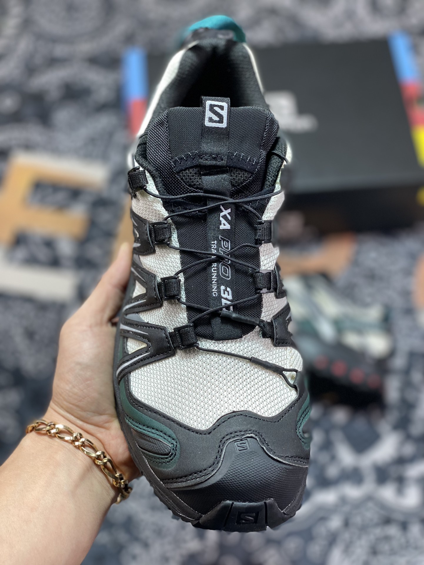 Salomon/Salomon XT-6 Skyline Series Low-top Urban Off-Road Functional Breathable Casual Sports Shoes ”All Dark Green Beige” 414677-24