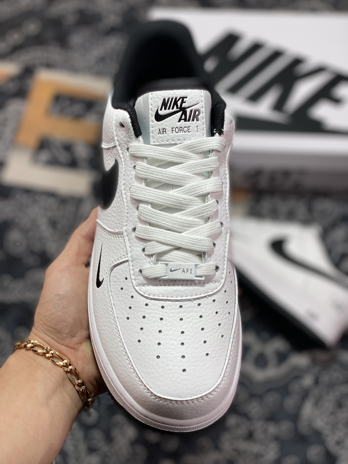 240 Nike Air Force 1'07”40th Anniversary/White Black”空军一号MN5263-127