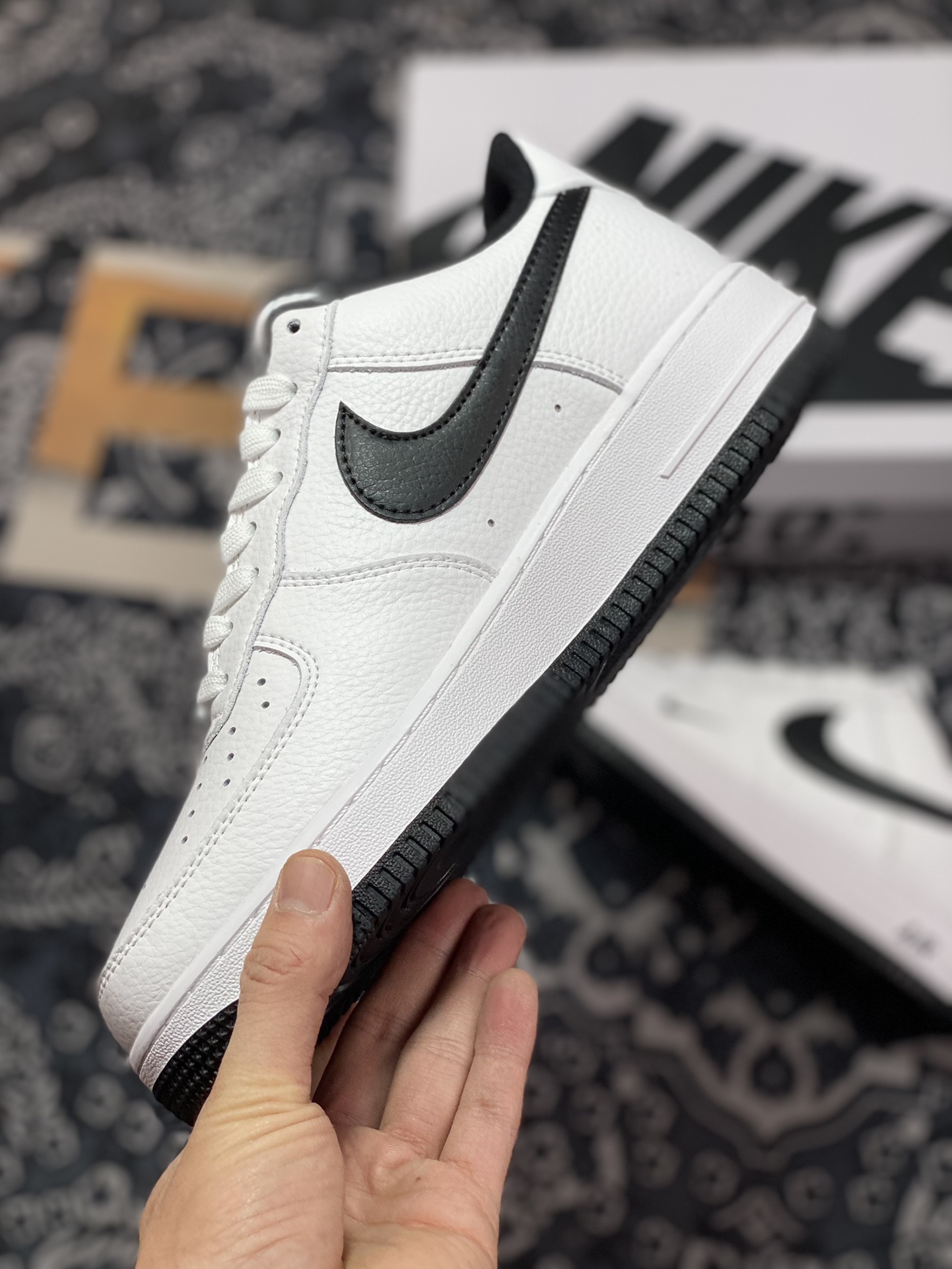 240 Nike Air Force 1'07”40th Anniversary/White Black”空军一号MN5263-127