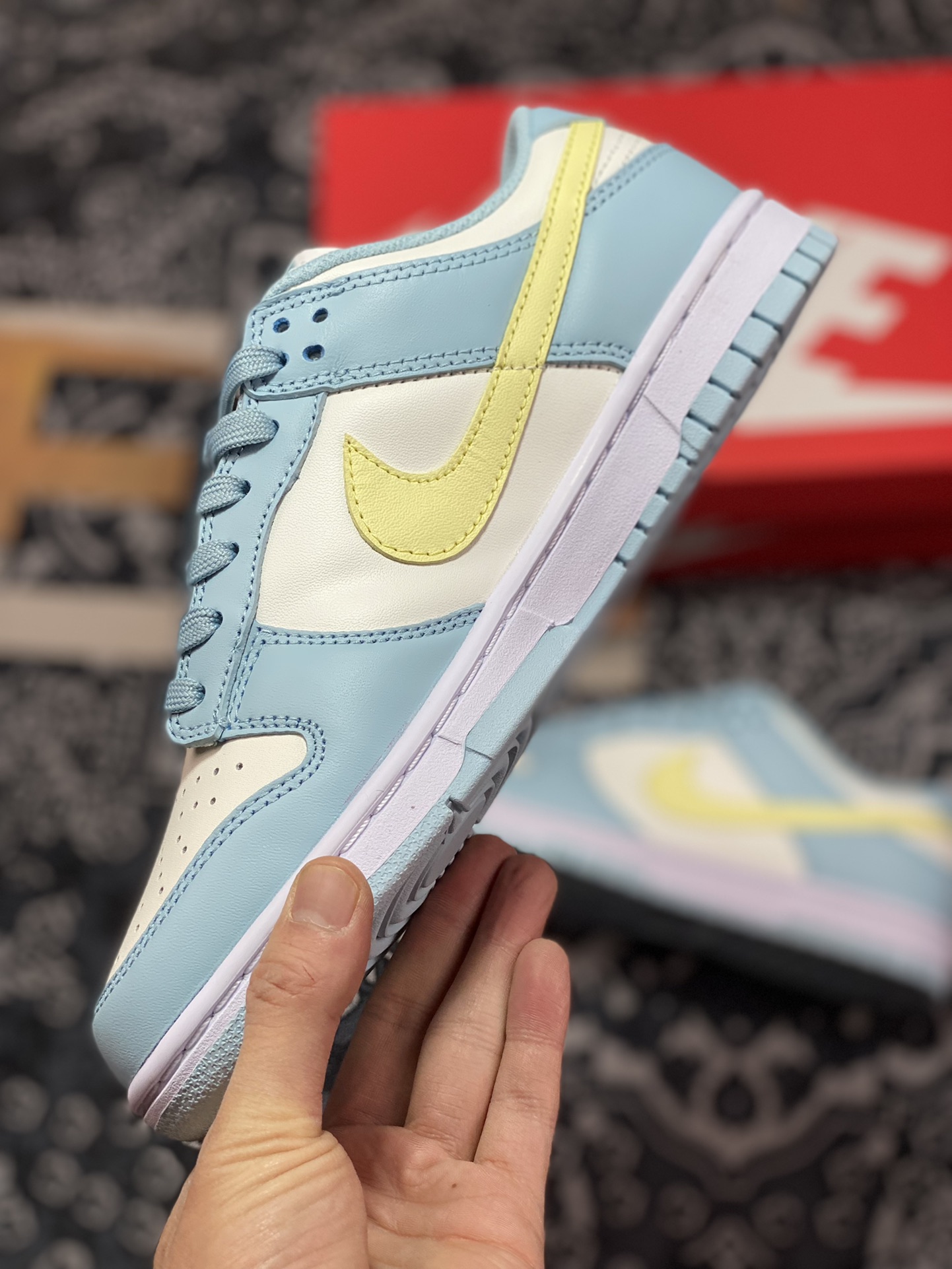 280 Nike Wmns SB Dunk Low”Ocean Bliss Citron Tint”扣篮系列低帮“柠檬海盐蓝”DD1503-123
