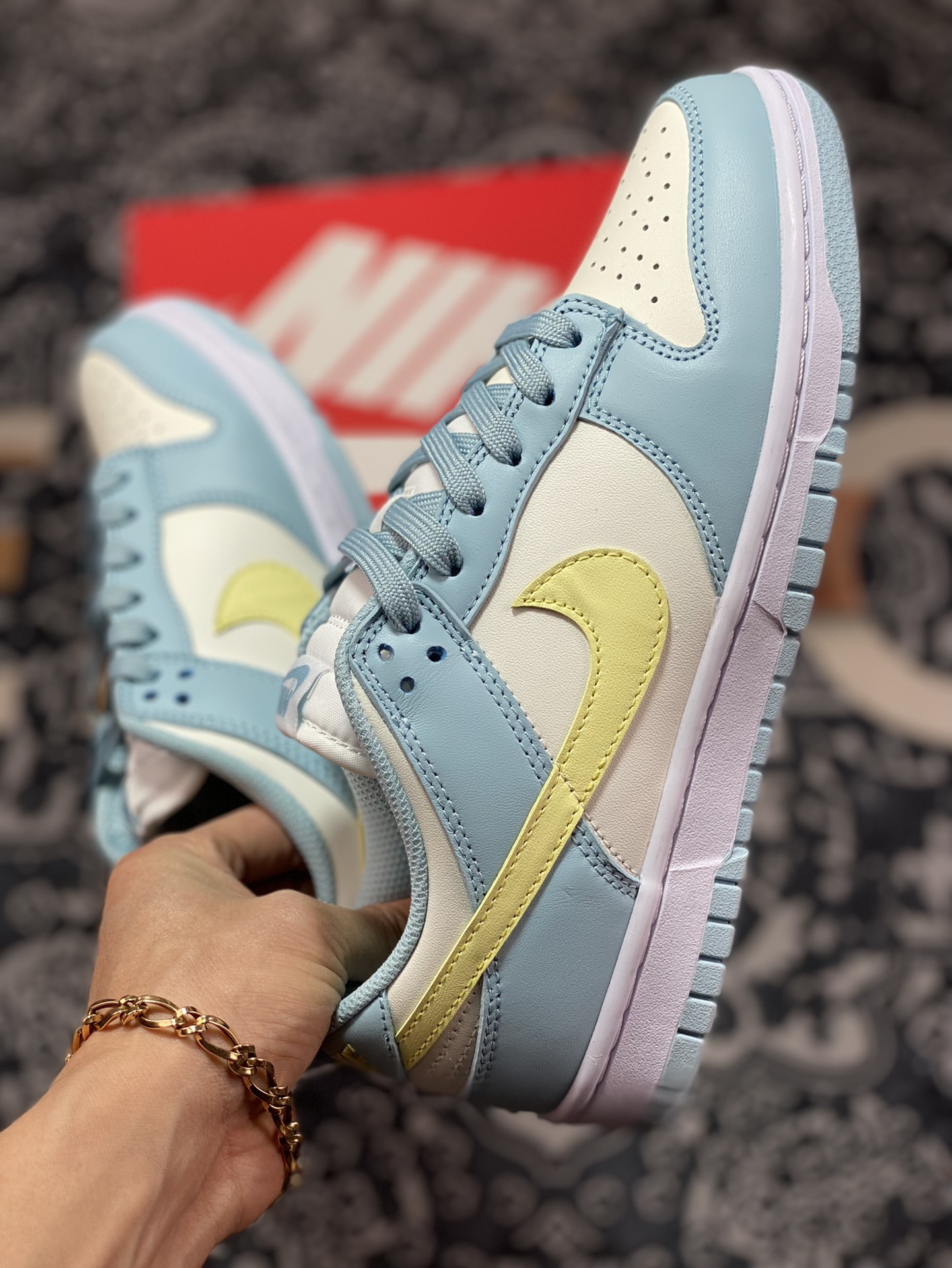 280 Nike Wmns SB Dunk Low”Ocean Bliss Citron Tint”扣篮系列低帮“柠檬海盐蓝”DD1503-123