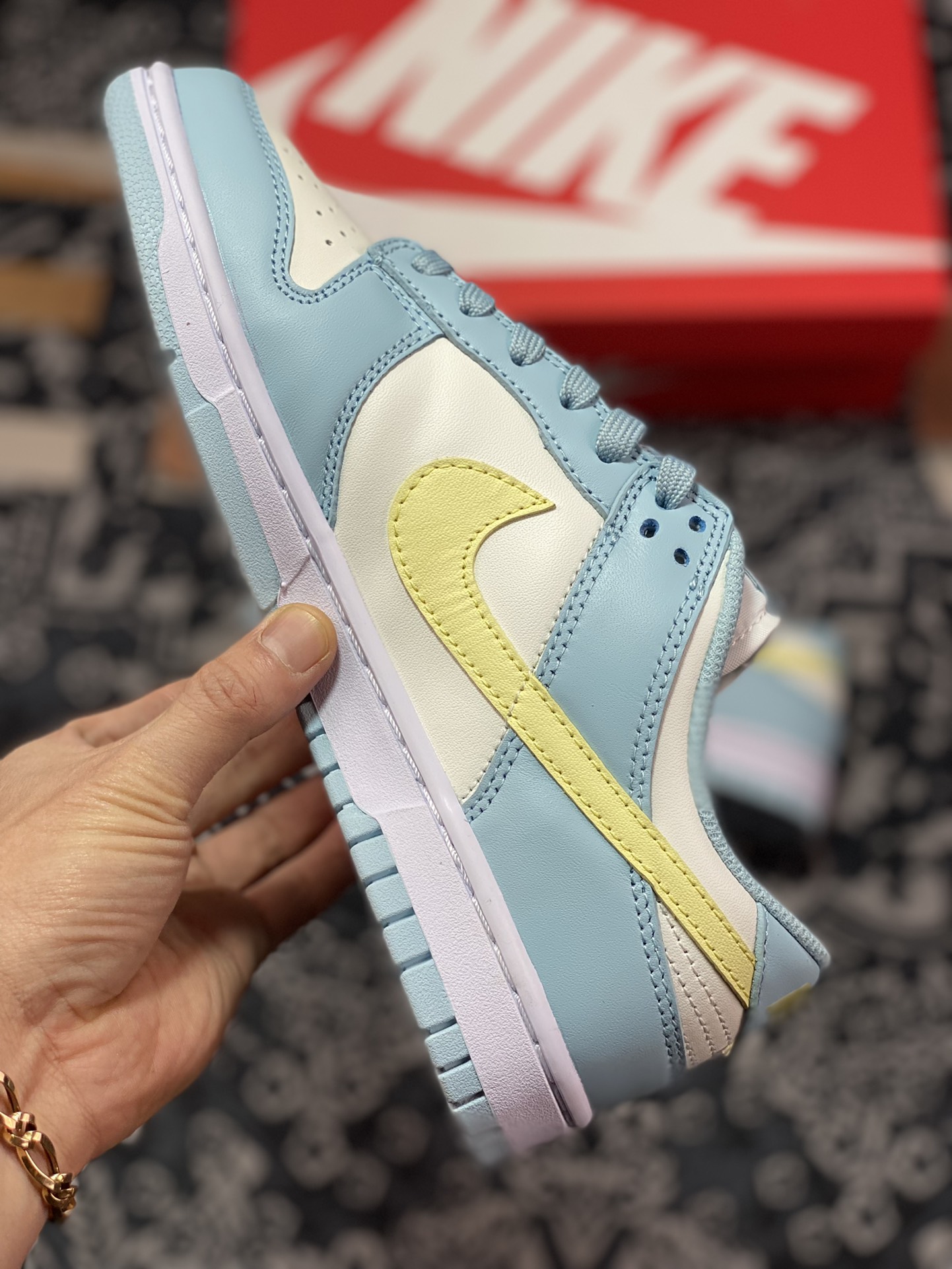 280 Nike Wmns SB Dunk Low”Ocean Bliss Citron Tint”扣篮系列低帮“柠檬海盐蓝”DD1503-123