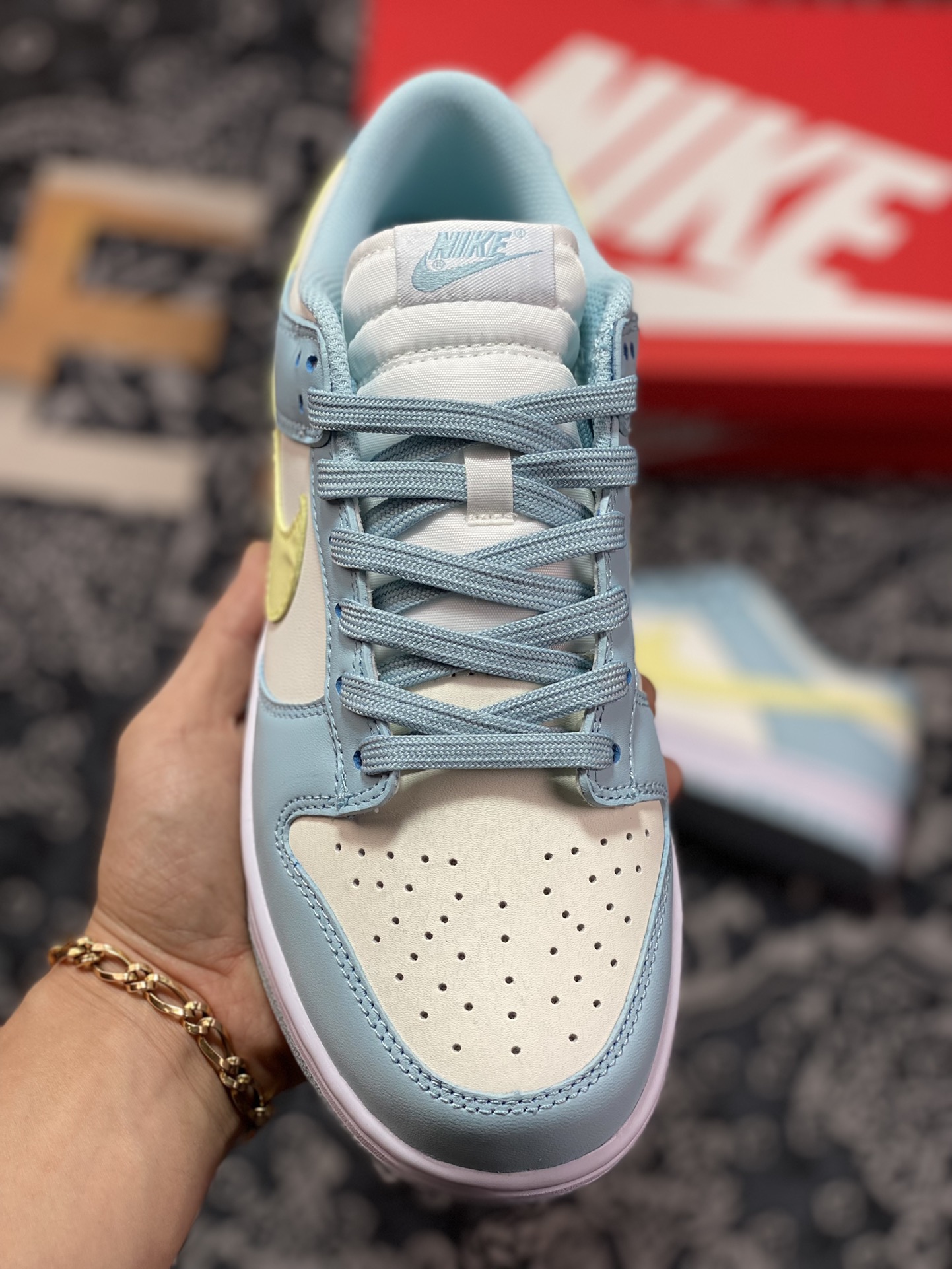 280 Nike Wmns SB Dunk Low”Ocean Bliss Citron Tint”扣篮系列低帮“柠檬海盐蓝”DD1503-123