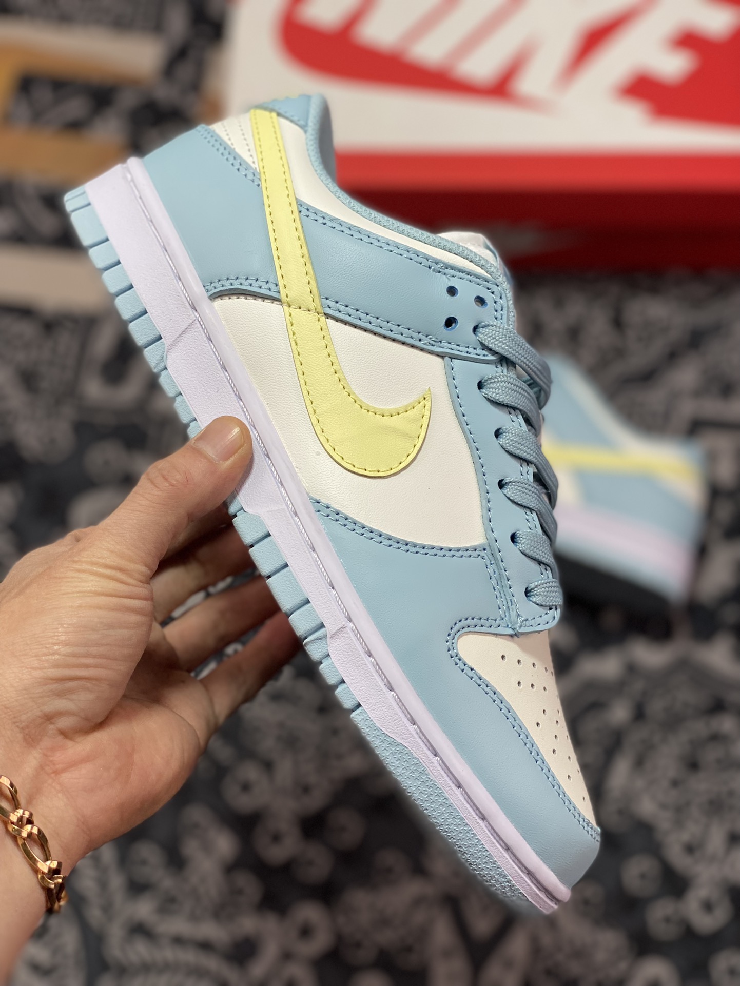 280 Nike Wmns SB Dunk Low”Ocean Bliss Citron Tint”扣篮系列低帮“柠檬海盐蓝”DD1503-123