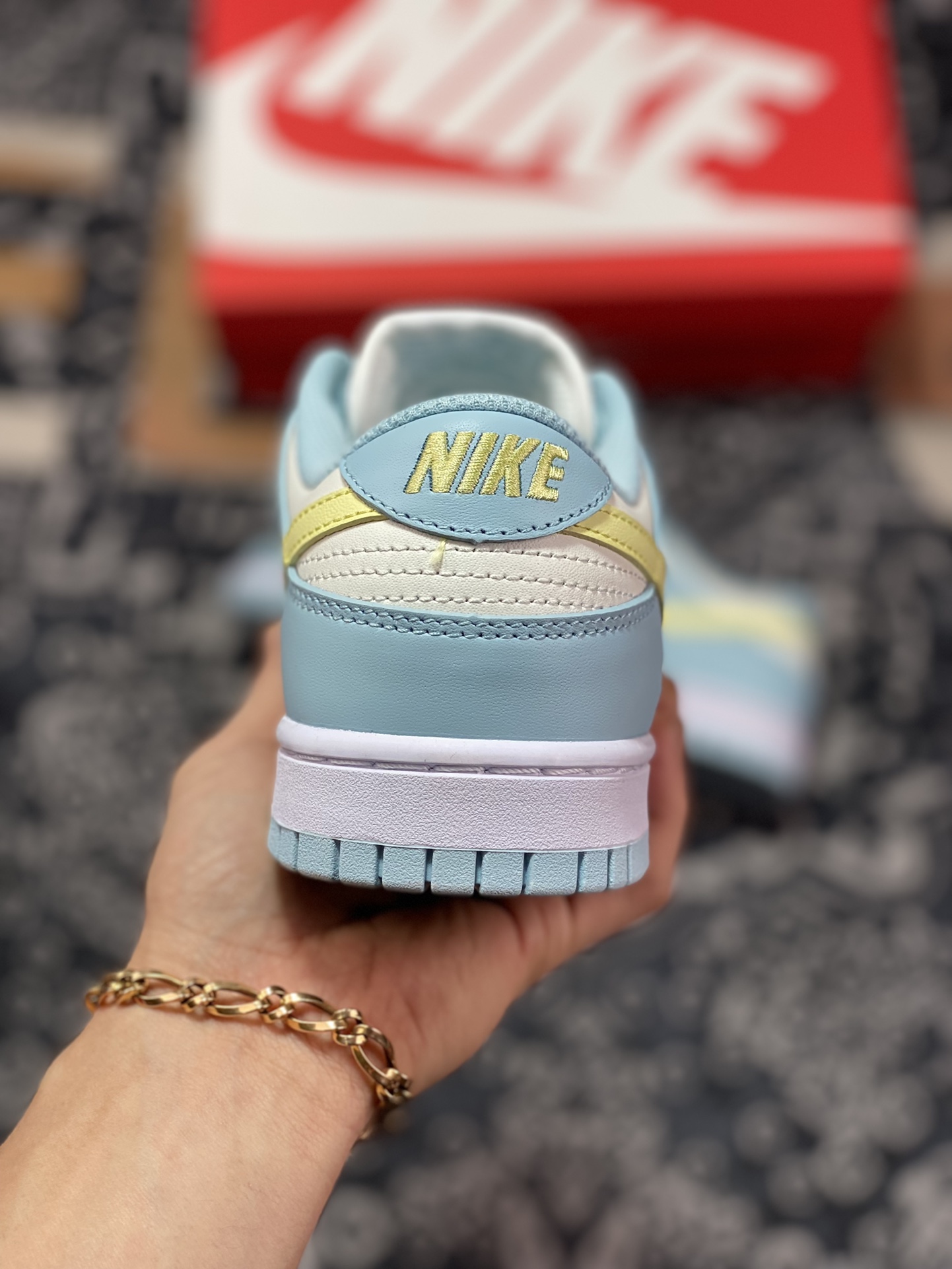 280 Nike Wmns SB Dunk Low”Ocean Bliss Citron Tint”扣篮系列低帮“柠檬海盐蓝”DD1503-123