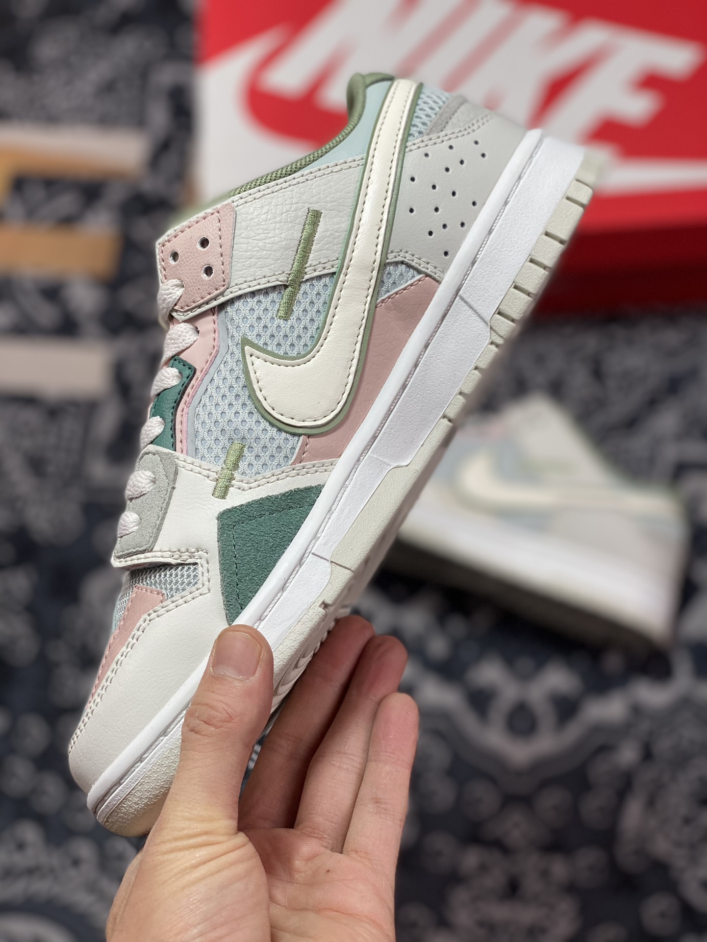 280 原Nike SB Dunk Scrap Low”Grey Haze Phantom”扣篮系列低帮DM0802-001