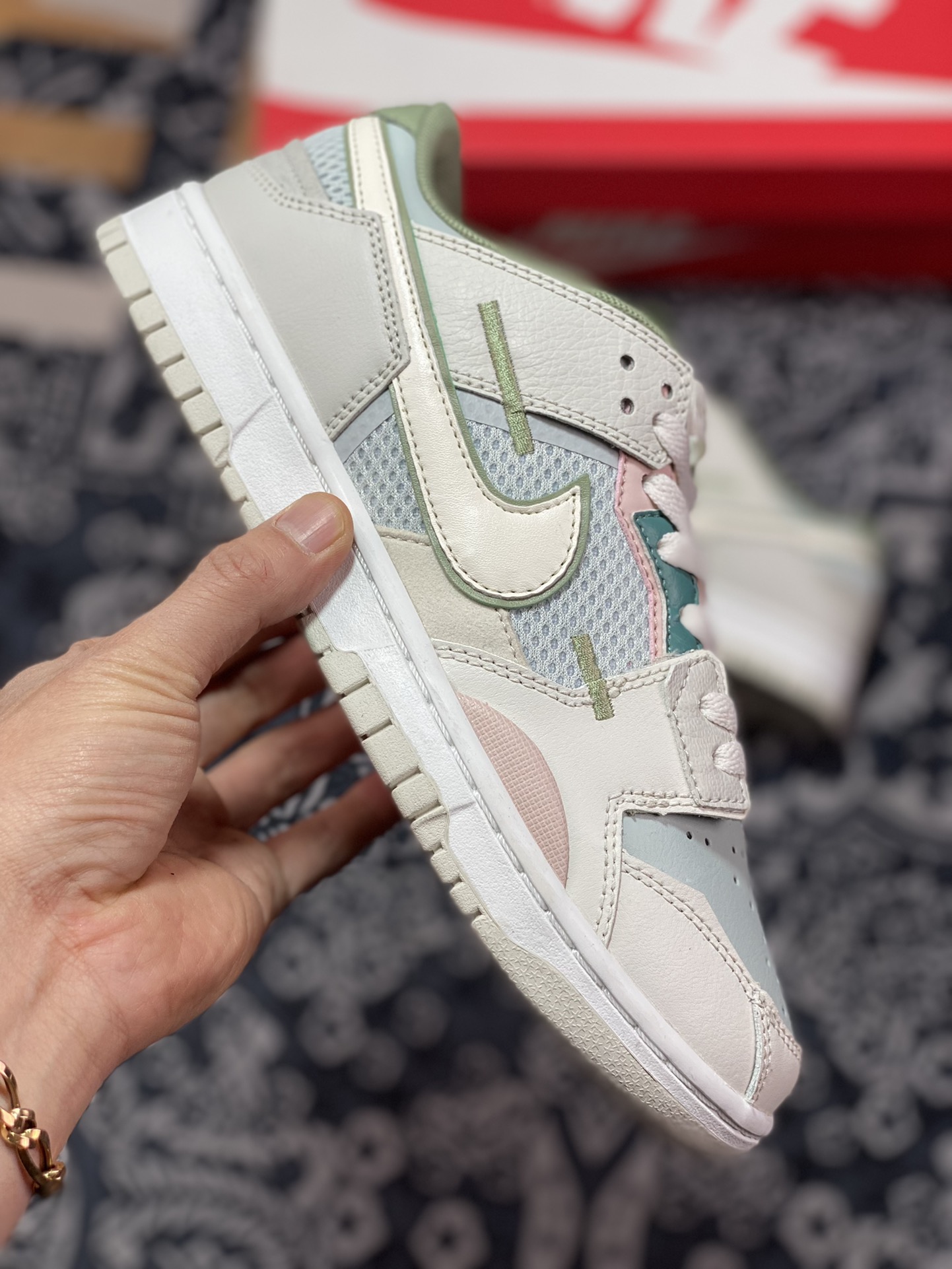 280 原Nike SB Dunk Scrap Low”Grey Haze Phantom”扣篮系列低帮DM0802-001