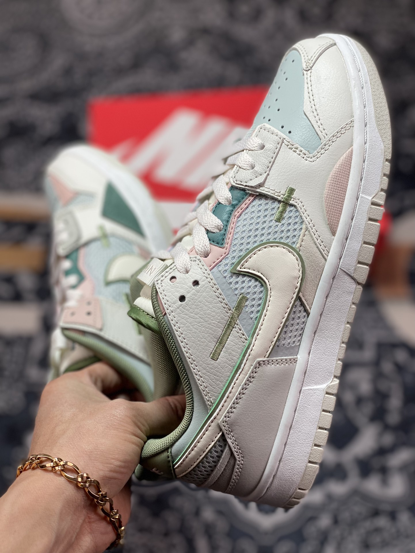 280 原Nike SB Dunk Scrap Low”Grey Haze Phantom”扣篮系列低帮DM0802-001