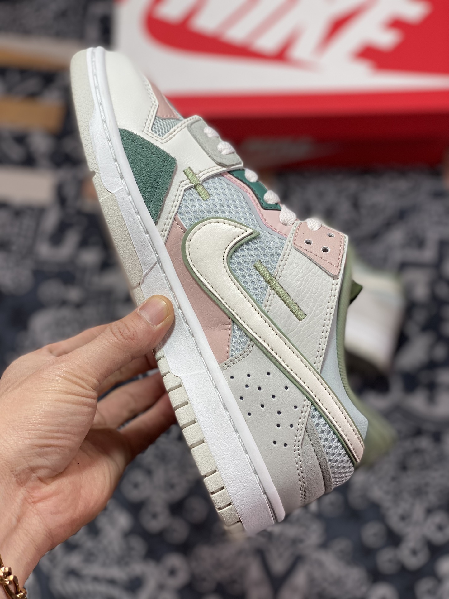 280 原Nike SB Dunk Scrap Low”Grey Haze Phantom”扣篮系列低帮DM0802-001