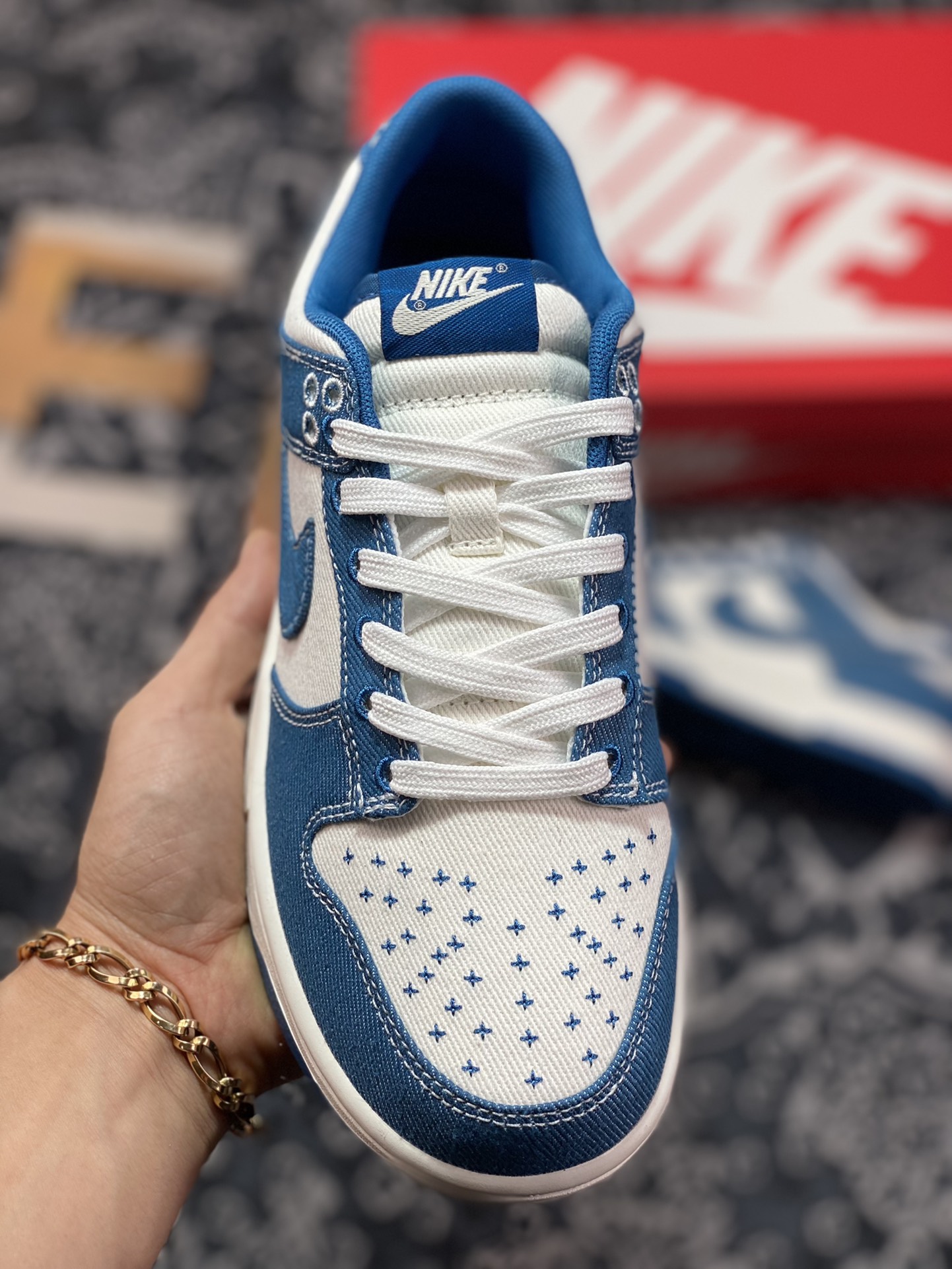 280 Nike SB Dunk Retro Low”Industrial Blue Sashiko”扣篮系列低帮休DV0834-101