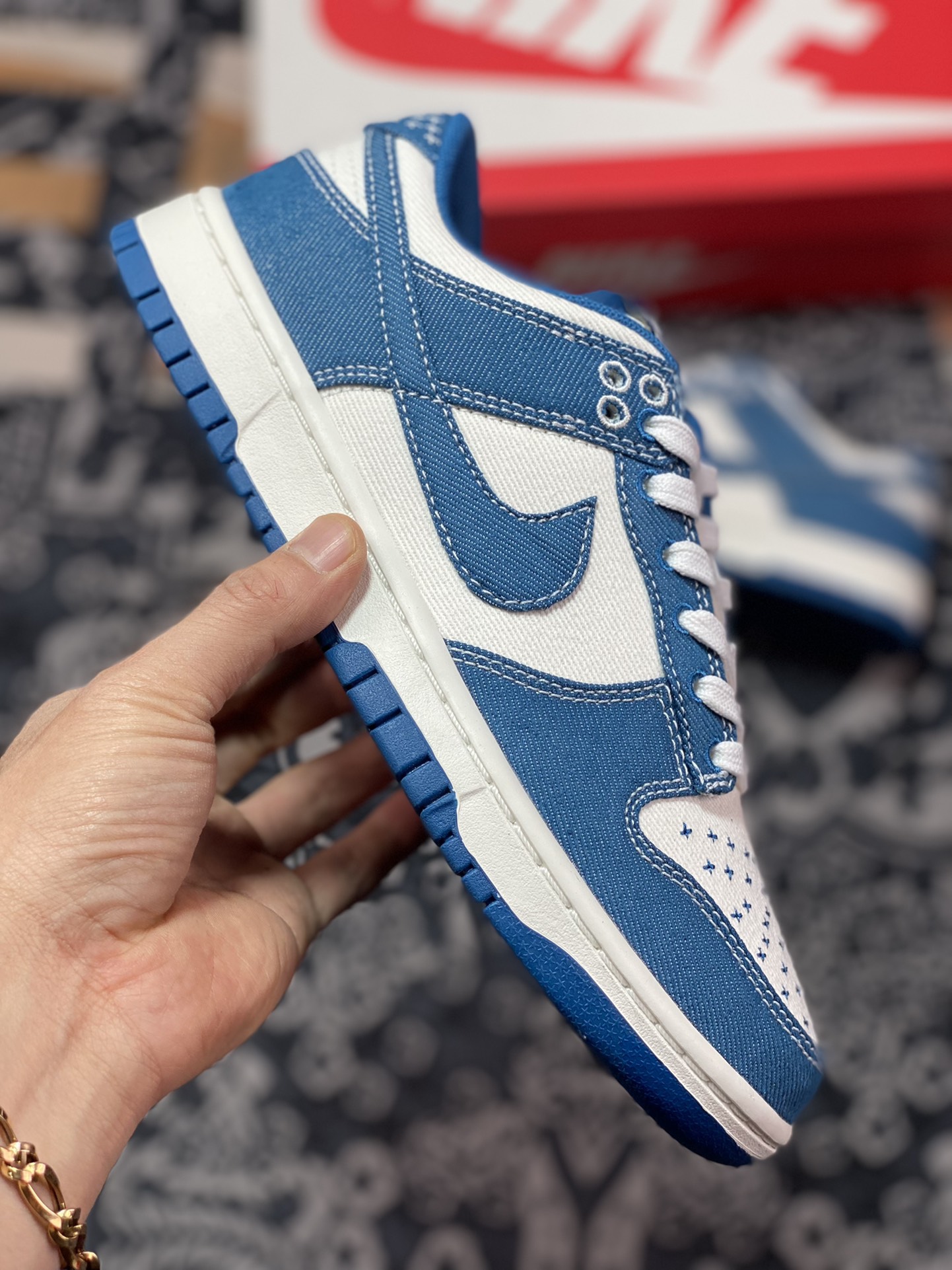 280 Nike SB Dunk Retro Low”Industrial Blue Sashiko”扣篮系列低帮休DV0834-101