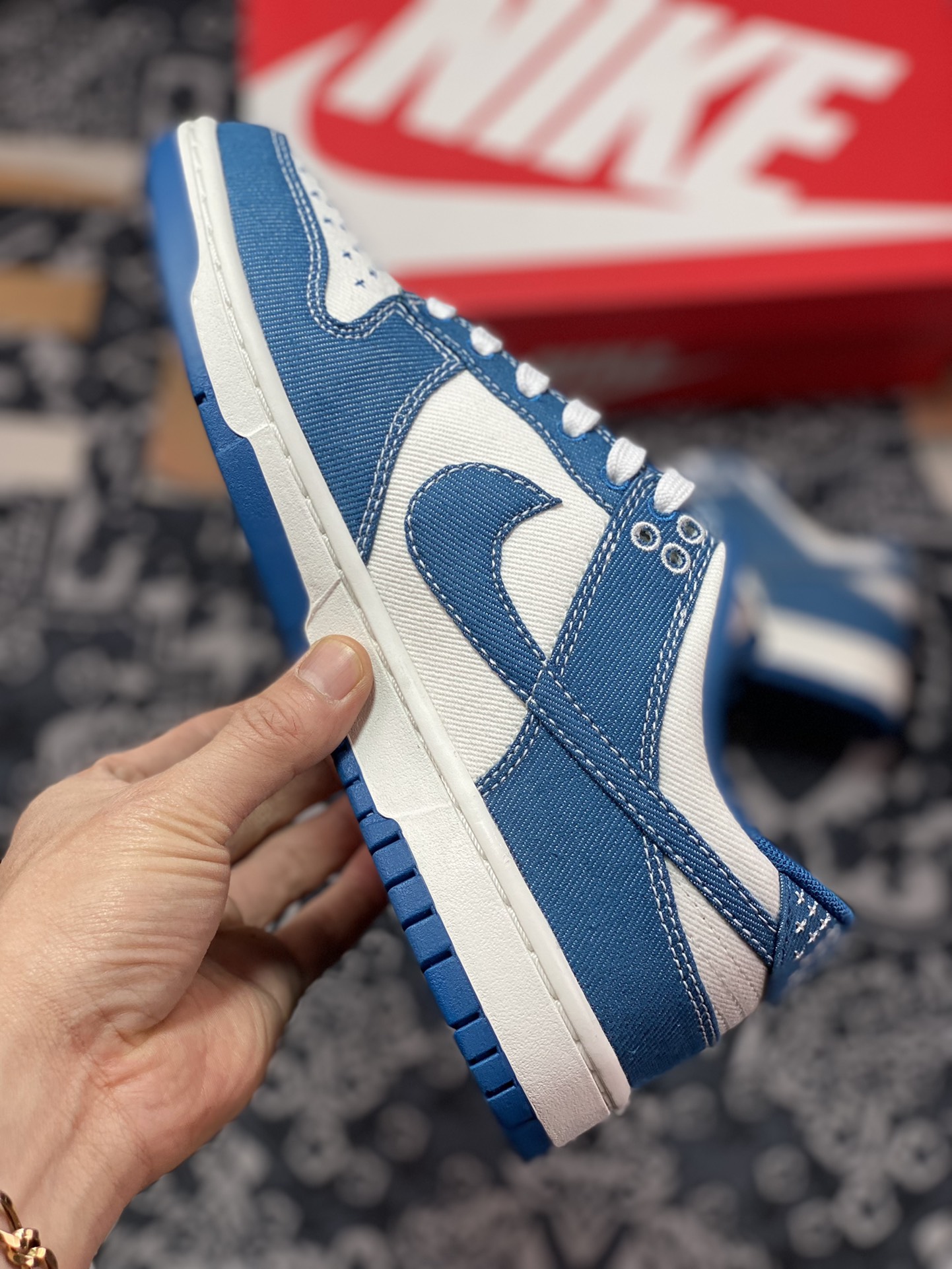280 Nike SB Dunk Retro Low”Industrial Blue Sashiko”扣篮系列低帮休DV0834-101