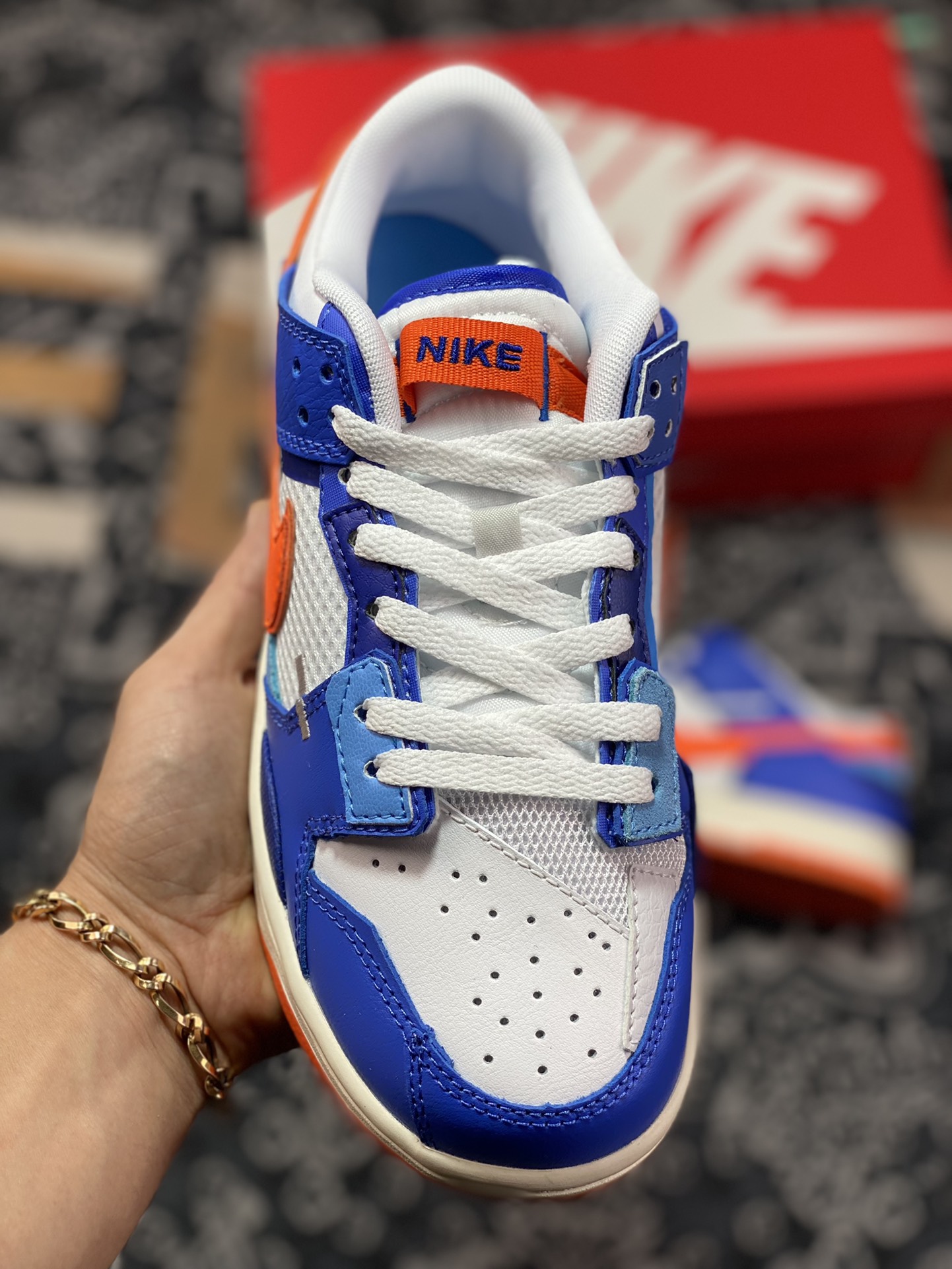 280 Nike SB Dunk Scrap Low”Knicks”扣篮系列低帮经典DM0128-100