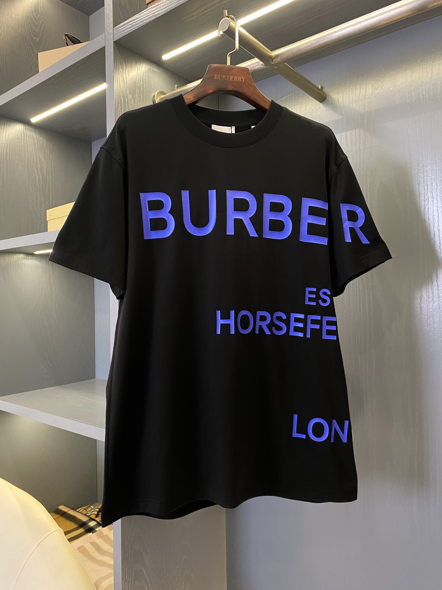 Burberry Clothing T-Shirt Wholesale China
 Printing Cotton Horseferry Casual