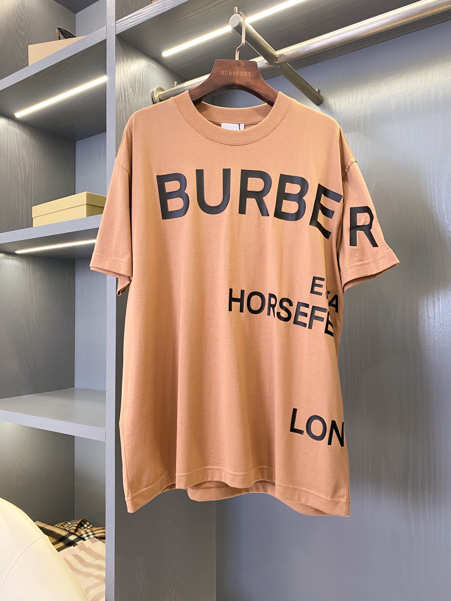 Burberry Clothing T-Shirt Printing Cotton Horseferry Casual