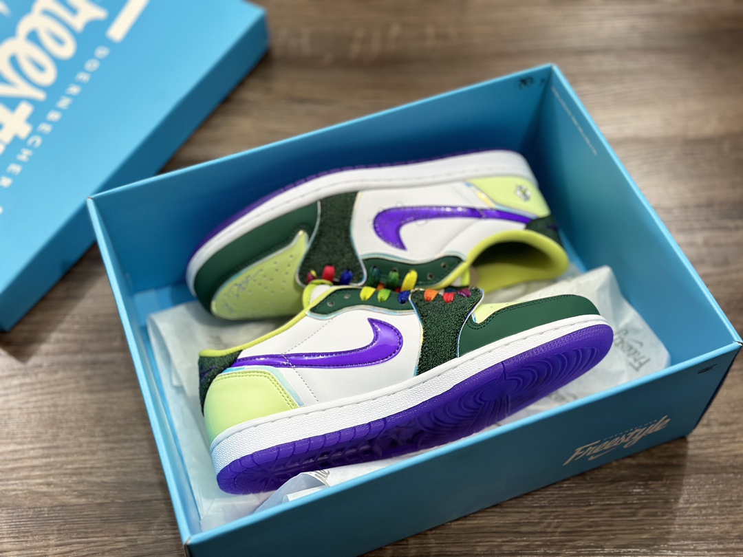 220 Air Jordan 1 Low aj1 慈善 乔1低帮篮球鞋  FD9665-351
