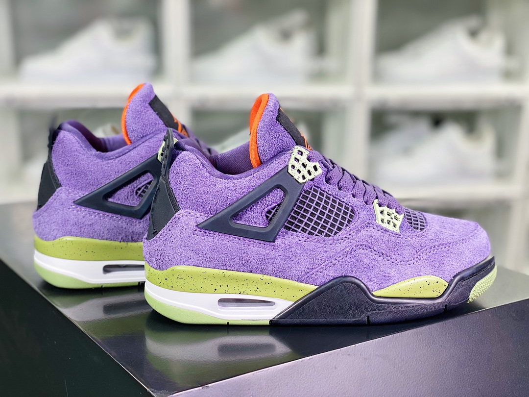 280 Wmns Air Jordan 4 Retro”Canyon Purple”AJ4代中帮“麂皮紫小丑”AQ9129-500