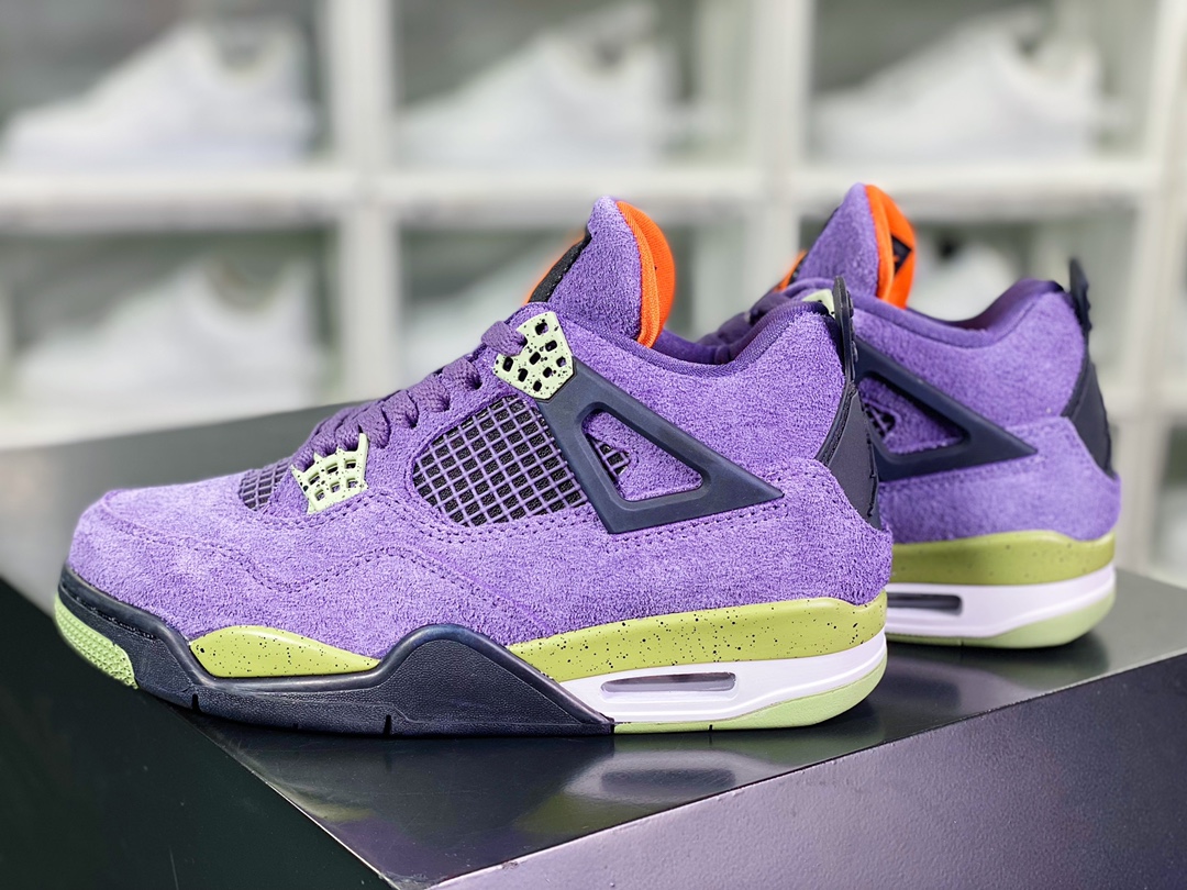 280 Wmns Air Jordan 4 Retro”Canyon Purple”AJ4代中帮“麂皮紫小丑”AQ9129-500