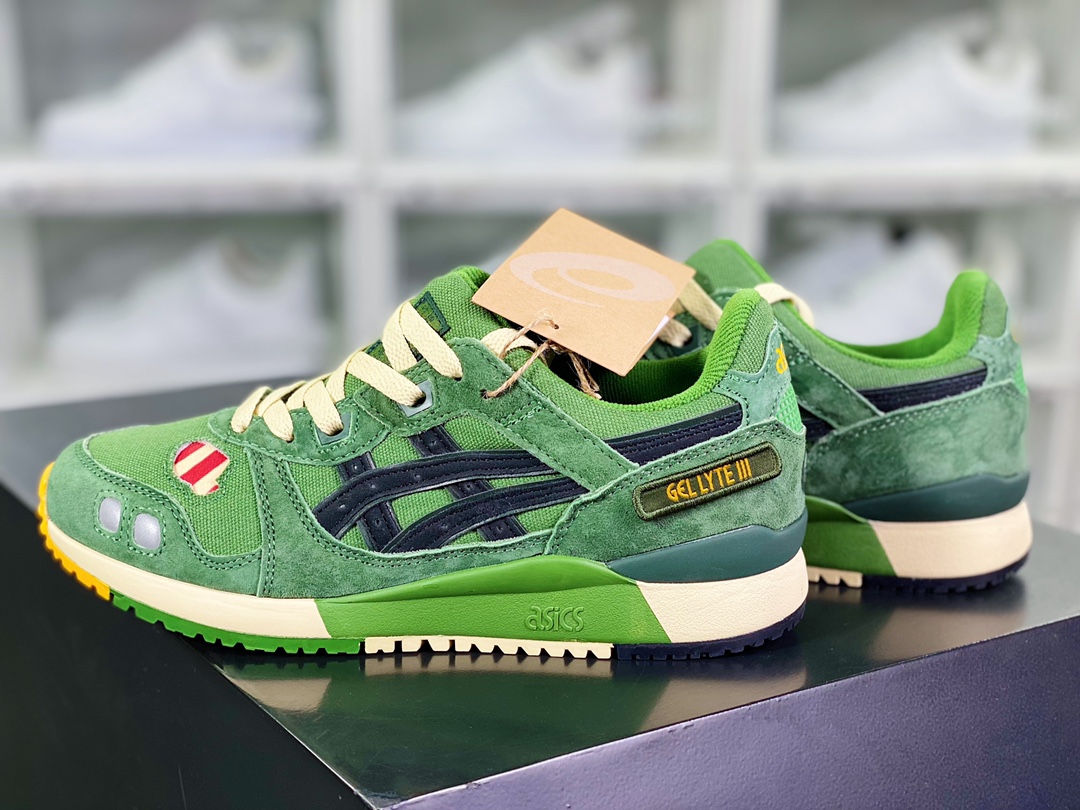 Sneaker Politics x 【Asics】 Gel-Lyte III OG ”Armed Forces” 3rd generation series low top 1201A516-300