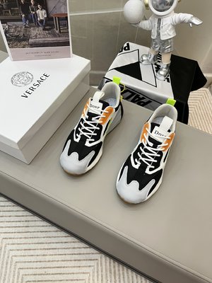 Versace Casual Shoes Online Sales
 Black White Men Rubber Casual