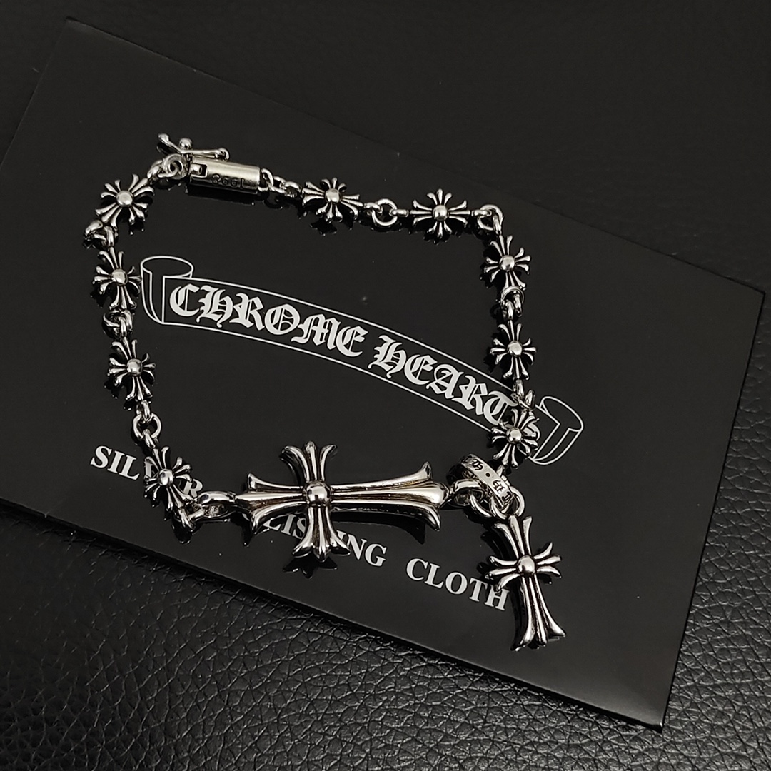 Chrome Hearts 克罗心新款十字架手链