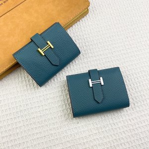 Hermes Wallet Card pack Luxury Cheap Replica Lychee Pattern Cowhide