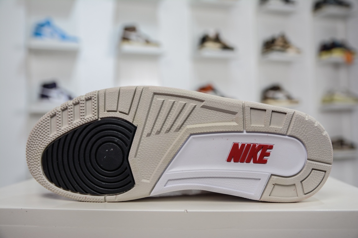 300 Air Jordan 3 Retro 白红换勾 最高工艺复刻  CJ0939-100