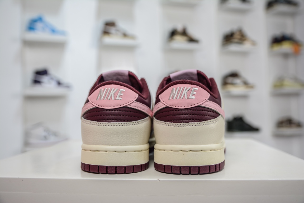 280 Nike SB Dunk Low Dunk “粉勾”白酒红 DR9705-100