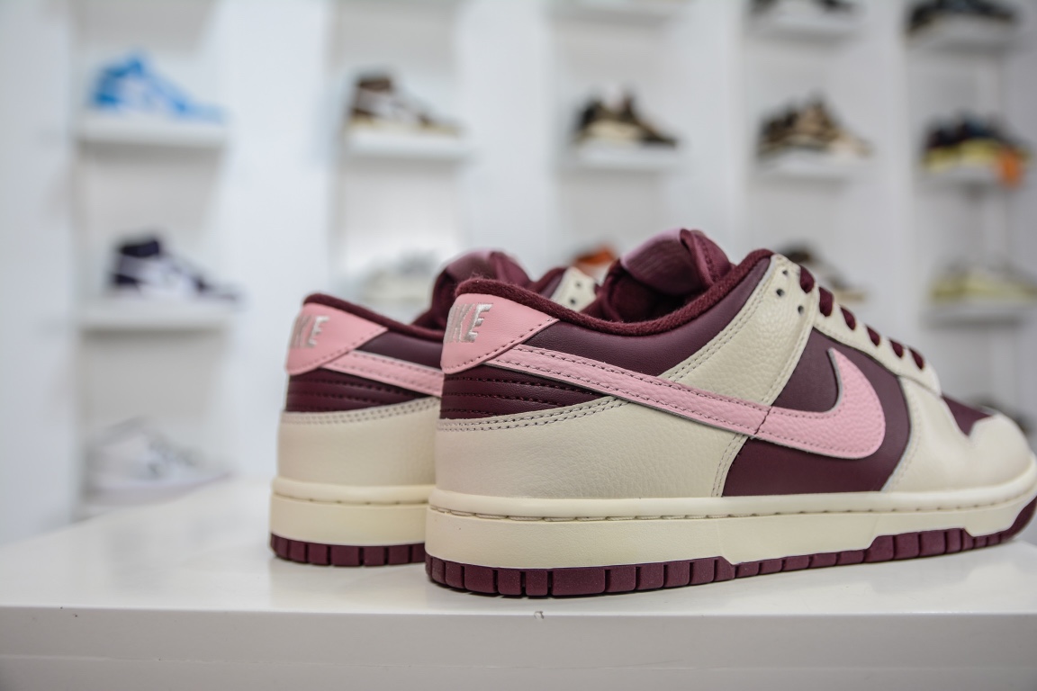 280 Nike SB Dunk Low Dunk “粉勾”白酒红 DR9705-100