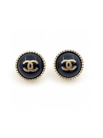 Chanel Best
 Jewelry Earring Black Yellow Brass