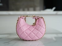 Chanel mirror quality
 Crossbody & Shoulder Bags Black Pink Lambskin Sheepskin Vintage Underarm