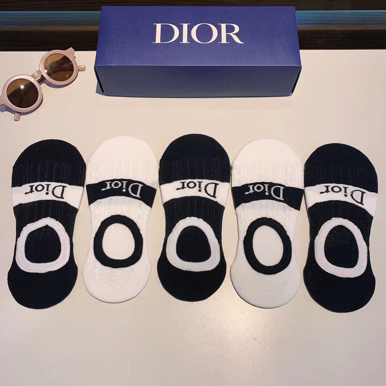 配包装一盒5双Dior迪奥2022新