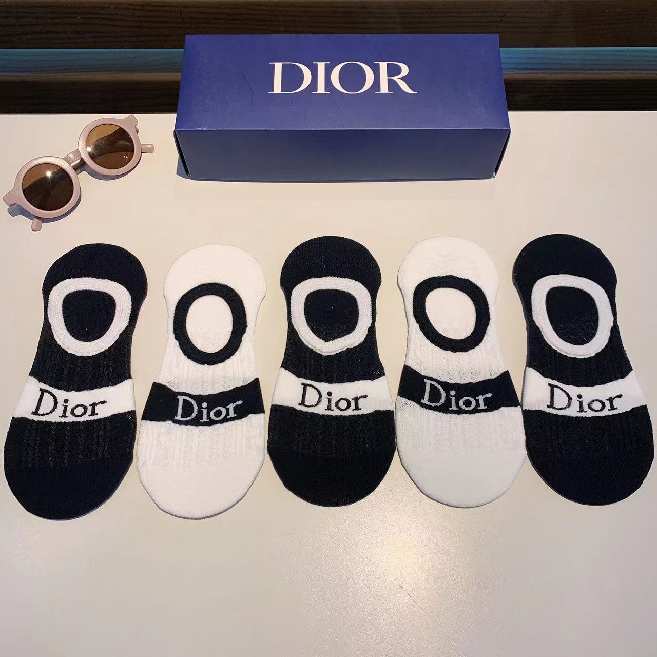 配包装一盒5双Dior迪奥2022新