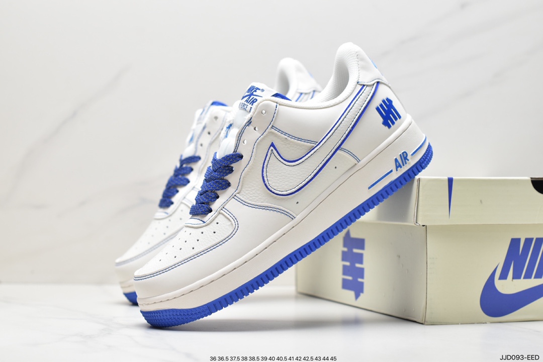 130 定制联名美潮鼻祖品牌UNDEFEATED x Nike Air Force 1′07”Beige/Black 3M”空军一号HL5263