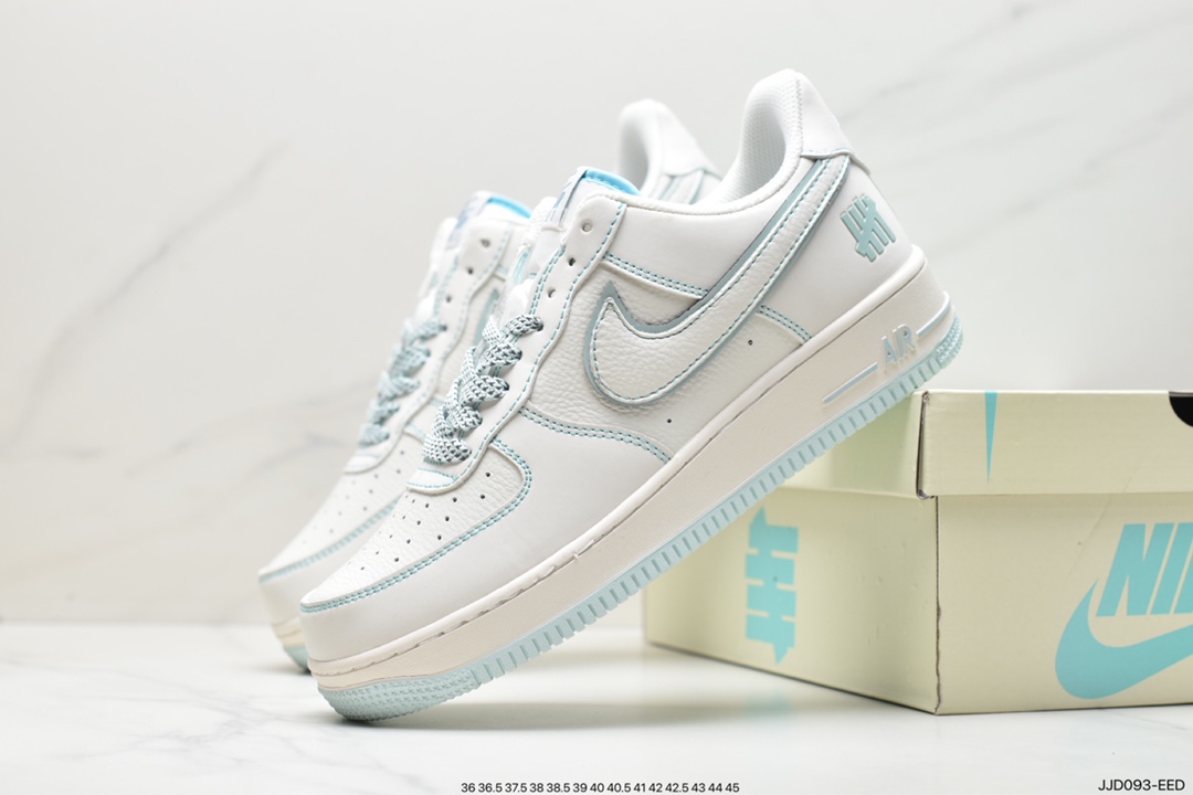 130 定制联名美潮鼻祖品牌UNDEFEATED x Nike Air Force 1′07”Beige/Black 3M”空军一号HL5263