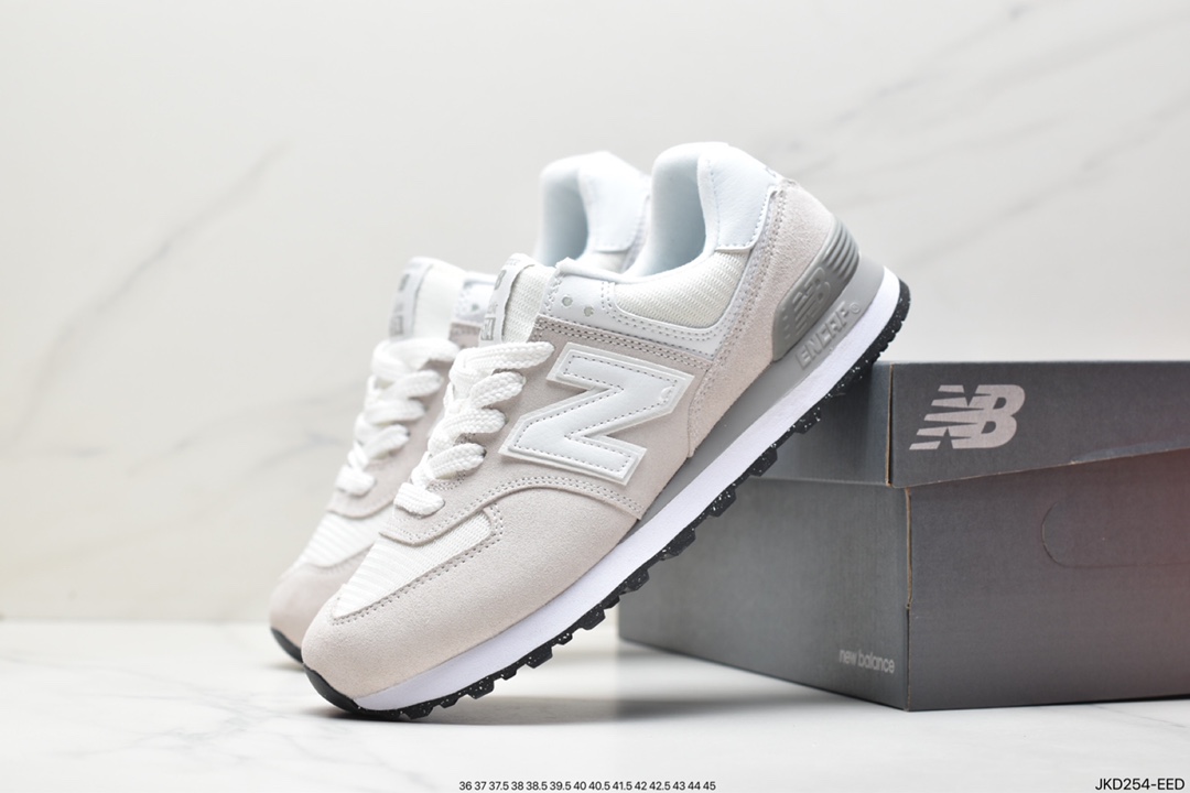 New Balance 574 Series 574 low-top retro jogging shoes U574EVW