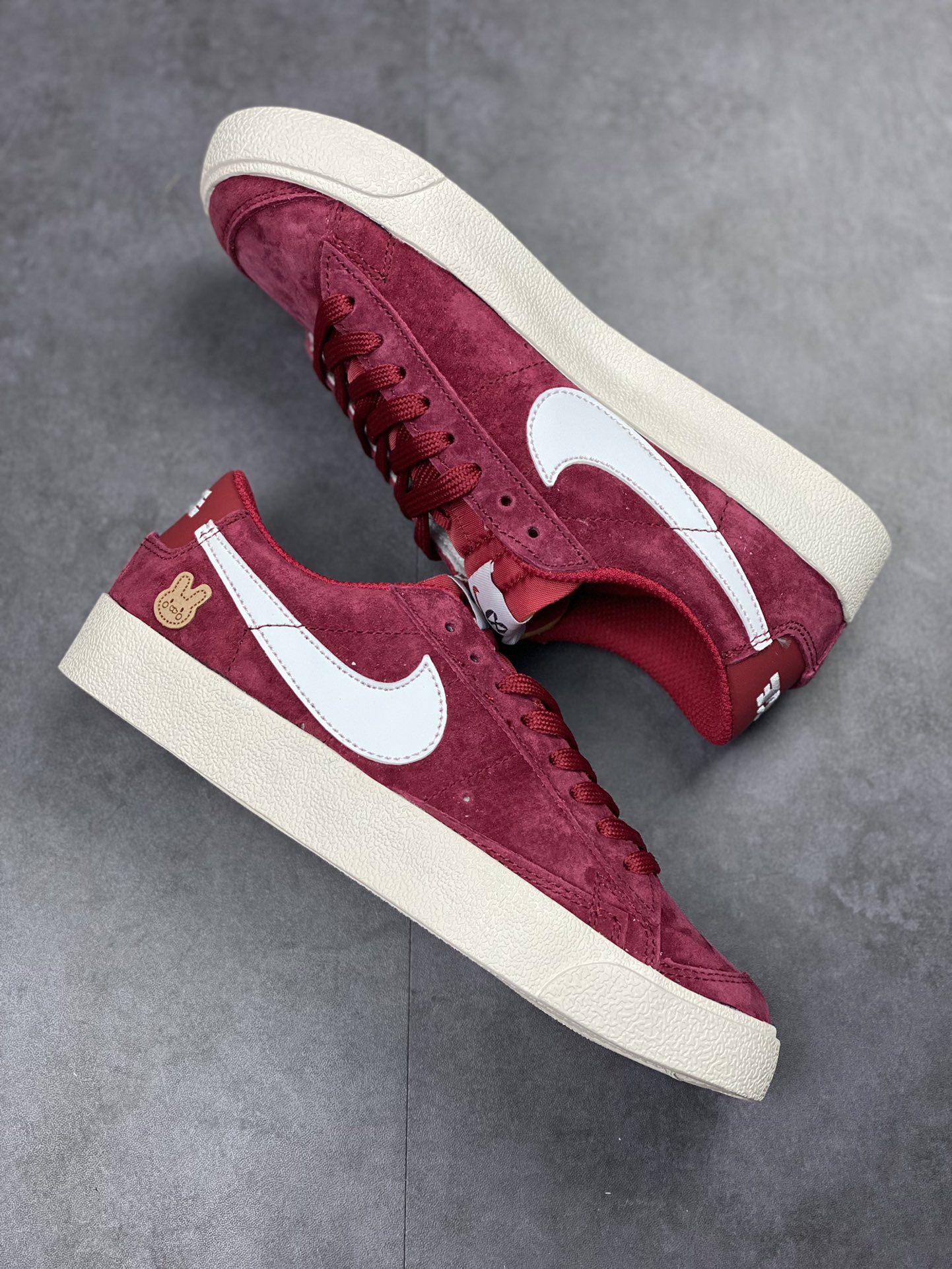 160 Nike Blazer Low 酒红兔年限定 经典百搭低帮开拓者休闲运动板鞋DX5461-002