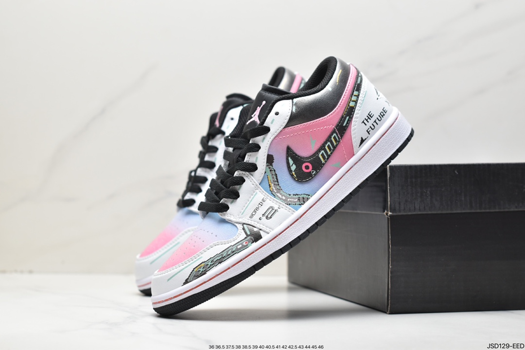 200 耐克Nike Air Jordan Retro 1 Low AJ1乔丹一代低帮经典篮球鞋DC0774-132