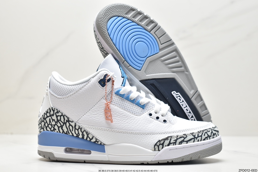 280 Air Jordan 3 Retro 全新批次 迈克尔·乔丹AJ3代中帮篮球鞋CT8532-104