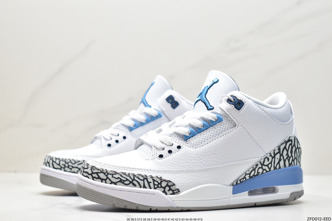 280 Air Jordan 3 Retro 全新批次 迈克尔·乔丹AJ3代中帮篮球鞋CT8532-104
