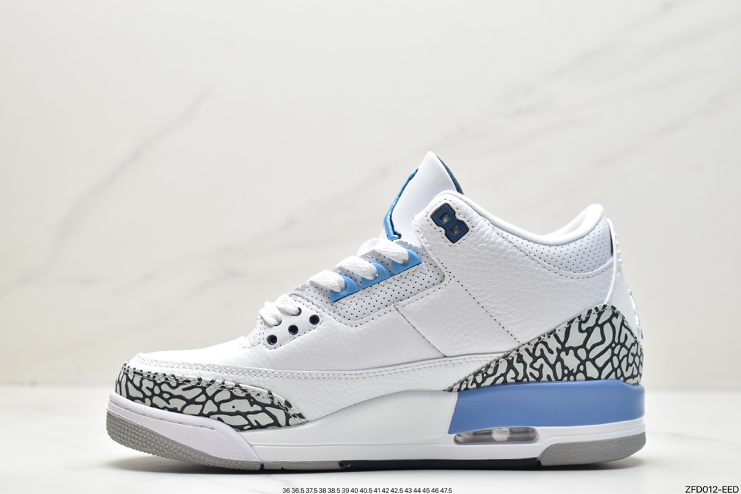 280 Air Jordan 3 Retro 全新批次 迈克尔·乔丹AJ3代中帮篮球鞋CT8532-104