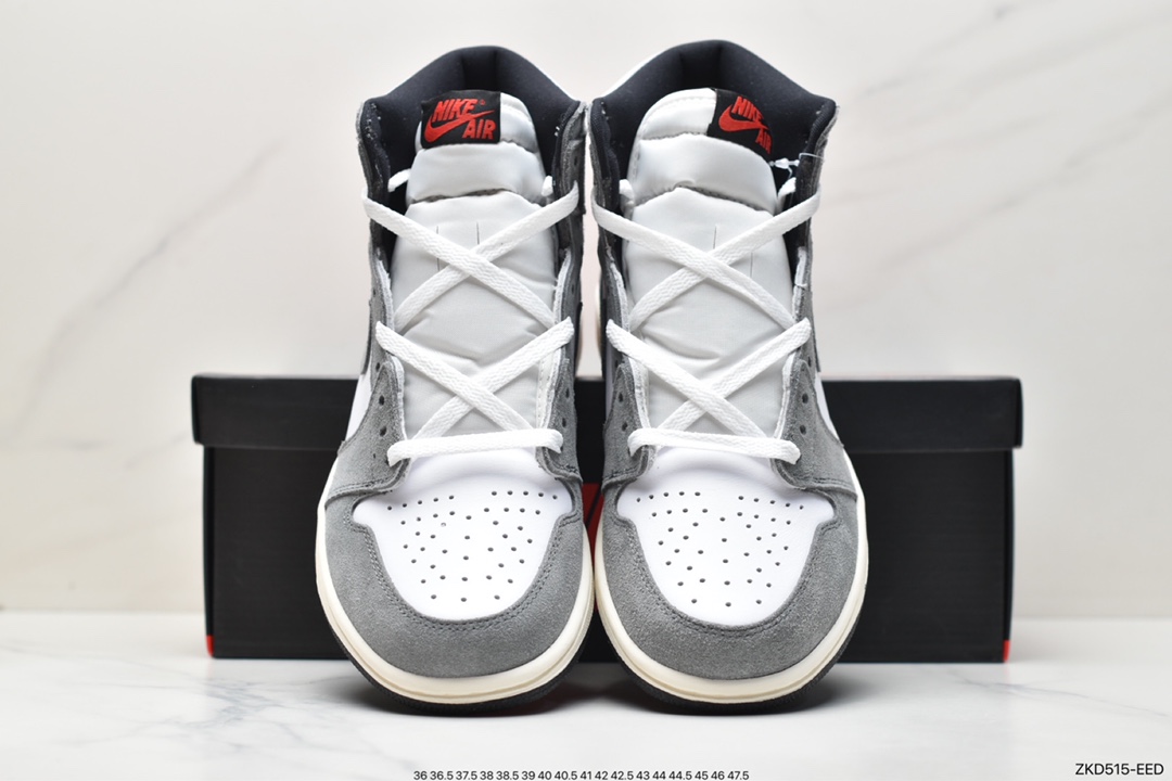 270 Air Jordan 1 High ” Washed Black ” 灰黑 AJ1乔1高帮文化篮球鞋 DZ5485-051
