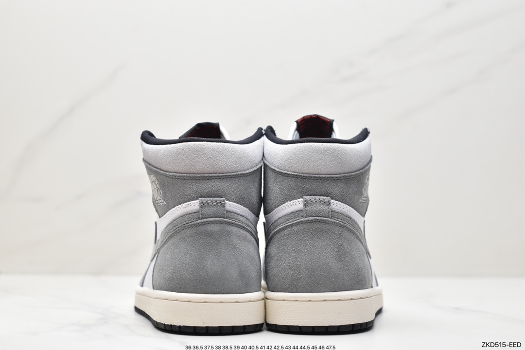 270 Air Jordan 1 High ” Washed Black ” 灰黑 AJ1乔1高帮文化篮球鞋 DZ5485-051