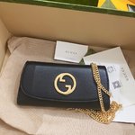 Gucci Blondie Replica
 Crossbody & Shoulder Bags Black Spring/Summer Collection Chains
