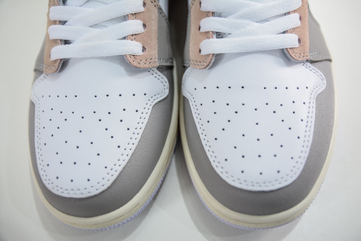 200 原装Air Jordan AJ1 Low 低帮 解构灰粉 DN1635-002